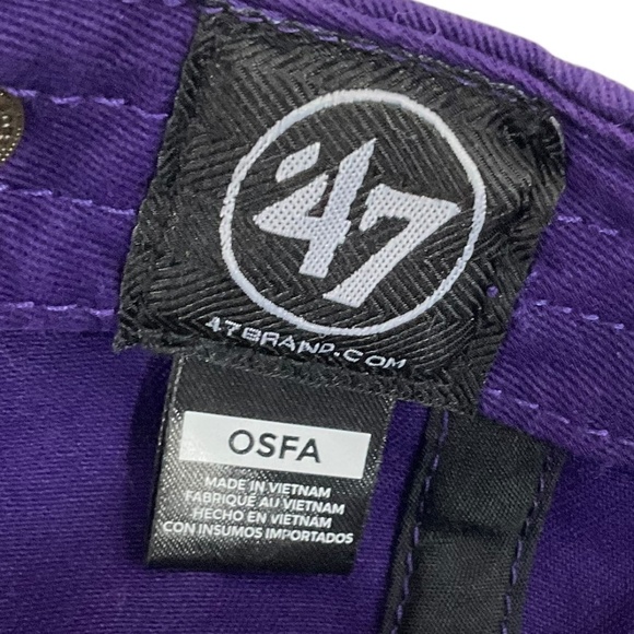 ECU Pirates ’47 Brand Purple Adjustable Baseball Hat East Carolina University - Picture 9 of 11